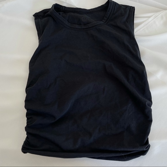 Lululemon Muscle Tank with Ruched Sides - Picture 1 of 4